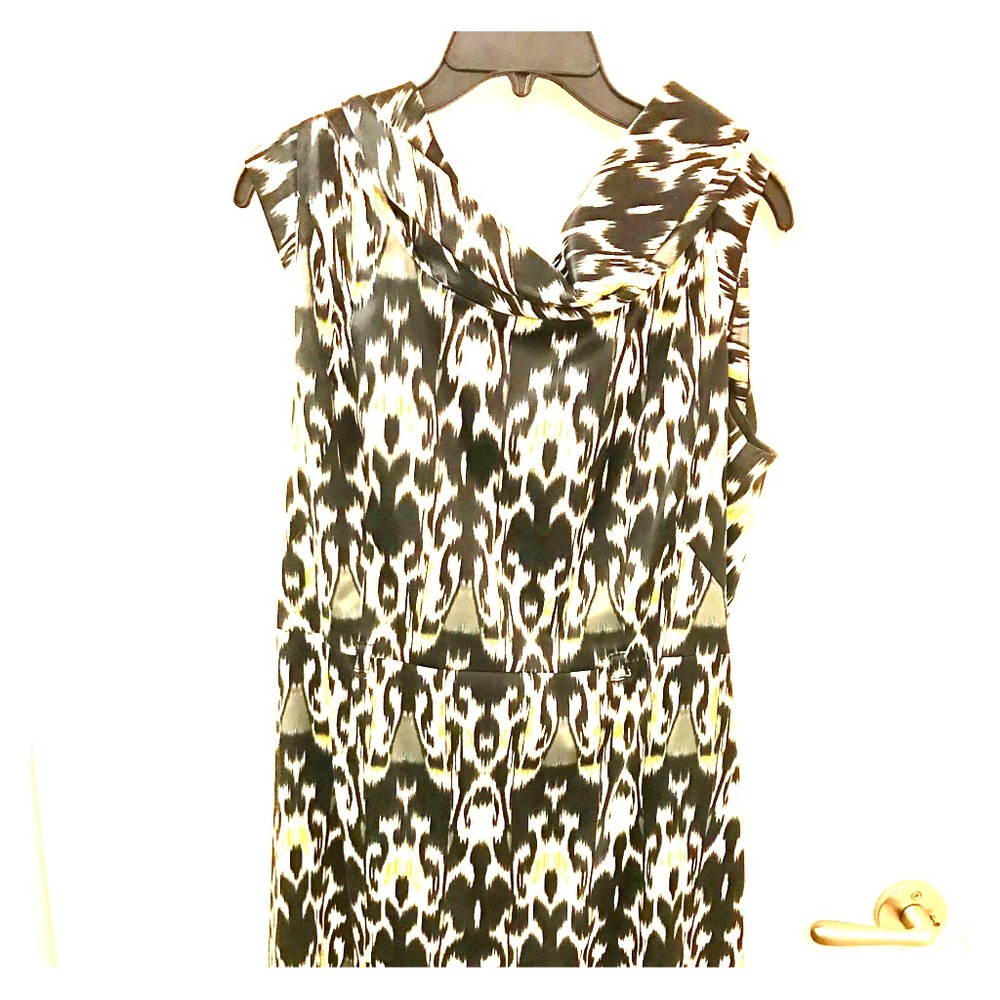 Tahari sateen dress